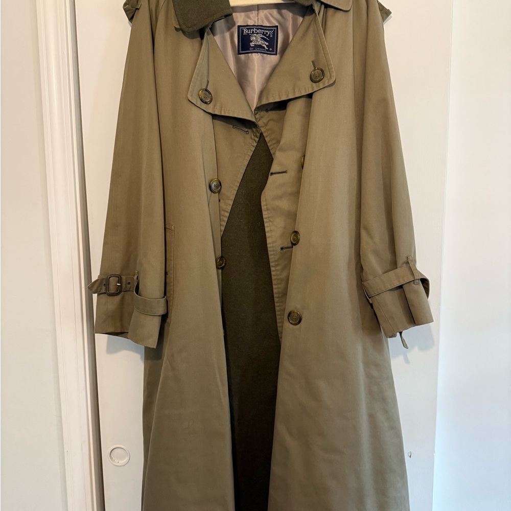 Burberry Khaki Trench Coat